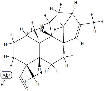 (-)-Kaura-15-ene-18-oic acid 结构式