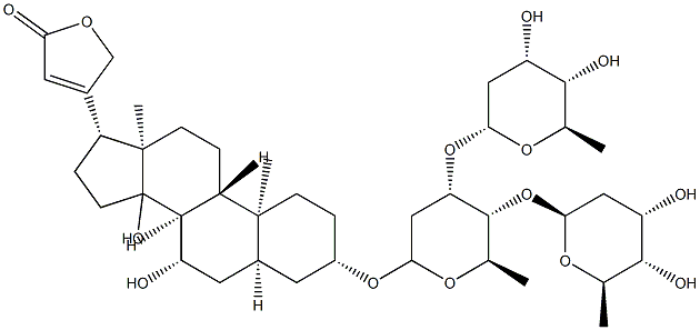 7-hydroxydigitoxin 结构式