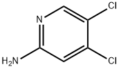 4,5-二氯-2-氨基吡啶 结构式