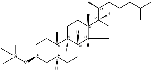 3β-(Trimethylsiloxy)-5α-cholestane 结构式