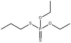 O，O-diethyl-S-propyl dithiophosphate Struktur