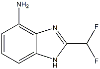 1H-Benzimidazol-4-amine,2-(difluoromethyl)-(9CI) Structure