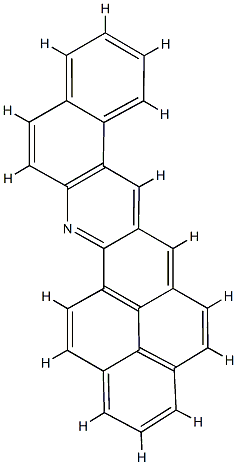 ベンゾ[a]フェナレノ[1,9-hi]アクリジン 化学構造式