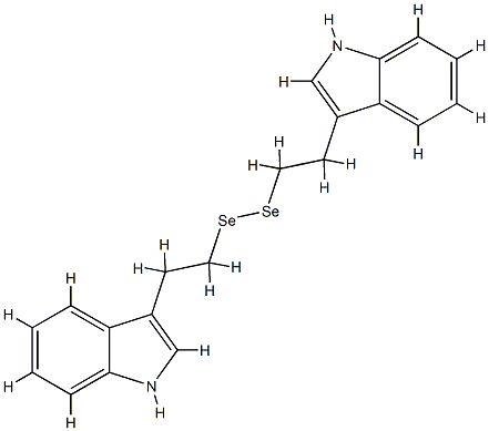 Bis[2-(1H-indol-3-yl)ethyl] perselenide Structure