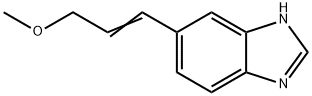 1H-Benzimidazole,5-(3-methoxy-1-propenyl)-(9CI) Structure