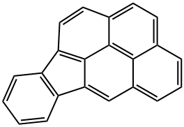 インデノ（１，２，３－ｃｄ）ピレン 化学構造式