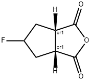 1H-Cyclopenta[c]furan-1,3(3aH)-dione,5-fluorotetrahydro-,(3aR,6aS)-rel-|