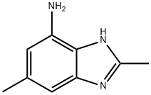 1H-Benzimidazol-4-amine,2,6-dimethyl-(9CI) Struktur