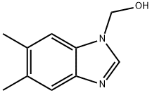 1H-Benzimidazole-1-methanol,5,6-dimethyl-(9CI) Structure