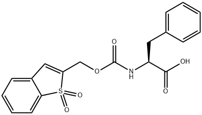 N-BSMOC-L-苯基丙胺酸, 197245-19-5, 结构式