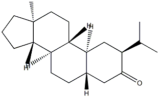 2α-Isopropyl-19-nor-5α-androstane-3-one 结构式