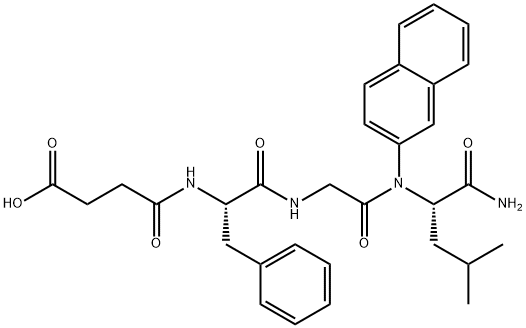 Suc-Phe-Gly-Leu-βNA Structure