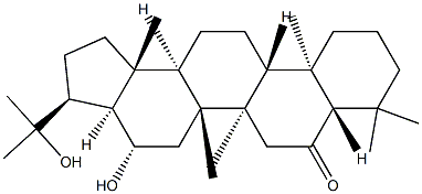 16β,22-Dihydroxy-A'-neogammaceran-6-one 结构式