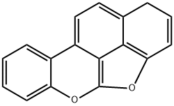 1H-Benz3,4isobenzofuro1,7-bc1benzopyran Struktur