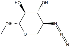 Methyl 4-azido-4-deoxy-β-L-xylopyranoside Structure