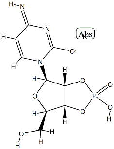 Cytidine 2',3'-phosphoric acid potassium salt 结构式