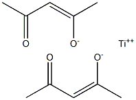 bis(pentane-2,4-dionato-O,O')titanium Structure