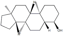 5α-Androstan-4α-ol 结构式