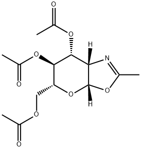(3aS)-5α-[(Acetyloxy)methyl]-3aβ,6,7,7aβ-tetrahydro-2-methyl-5H-pyrano[3,2-d]oxazole-6β,7α-diol diacetate Structure