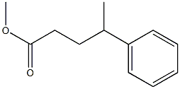 α-Methylbenzenebutyric acid methyl ester Structure