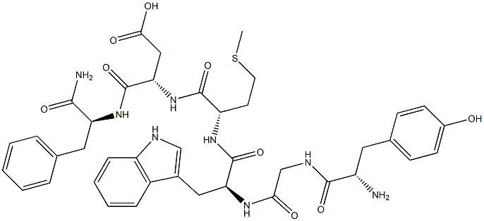 gastrin hexapeptide Structure