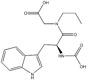N-(Ethoxycarbonyl)-L-Trp-Gly-OMe Structure