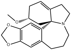 1,6-Didehydro-3α-methoxy-15,16-[methylenebis(oxy)]-11a-homoerythrinan Structure