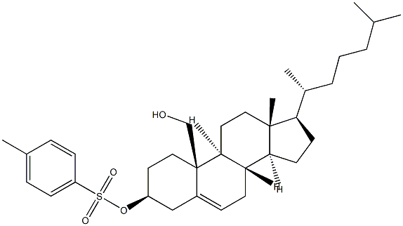 Cholest-5-ene-3β,19-diol 3-(4-methylbenzenesulfonate) Structure