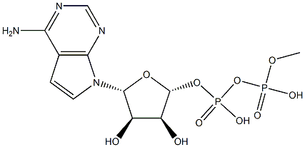 tubercidin-5'-diphosphate Structure