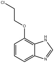 1H-Benzimidazole,4-(2-chloroethoxy)-(9CI) Struktur