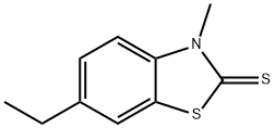 2-Benzothiazolinethione,6-ethyl-3-methyl-(8CI) 结构式