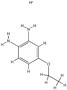 o-Phenylenediamine,  4-ethoxy-,  conjugate  monoacid  (8CI) Struktur