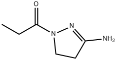 2-Pyrazoline,3-amino-1-propionyl-(8CI) Structure