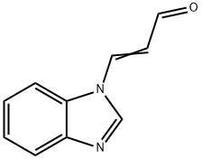 2-Propenal,3-(1H-benzimidazol-1-yl)-(9CI) Structure