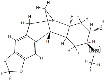 1,11a-ジヒドロ-2-O-メチルパンクラシン 化学構造式
