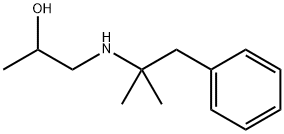 1-[(α,α-Dimethylphenethyl)amino]-2-propanol 结构式