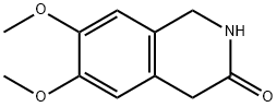 6,7-ジメトキシ-1,4-ジヒドロ-3(2H)-イソキノリノン 化学構造式