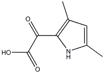 Pyrrole-2-glyoxylic acid, 3,5-dimethyl- (6CI,8CI) Struktur