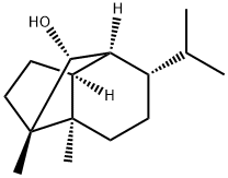 (1S,3aα,8R)-Octahydro-1,7aα-dimethyl-5α-isopropyl-1,4β-methano-1H-inden-8-ol Structure