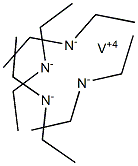 四(二乙氨基)钒（IV）, 219852-96-7, 结构式