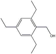Benzyl alcohol, 2,4,6-triethyl- (6CI,8CI) Structure