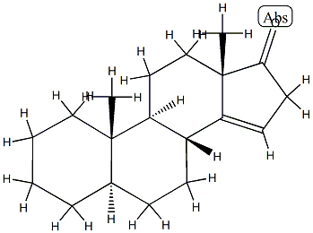 5α-Androst-14-en-17-one 结构式