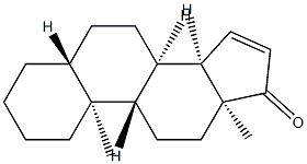 (14β)-5α-Androst-15-en-17-one Struktur
