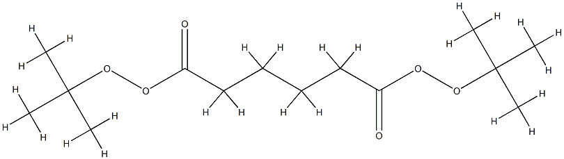 Hexanediperoxoic acid di(tert-butyl) ester Struktur