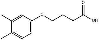 4-(3,4-dimethylphenoxy)butanoic acid Struktur