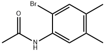 N-(2-溴-4,5-二甲基苯基)乙酰胺 结构式