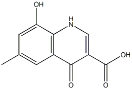 3-Quinolinecarboxylicacid,4,8-dihydroxy-6-methyl-(8CI) Structure