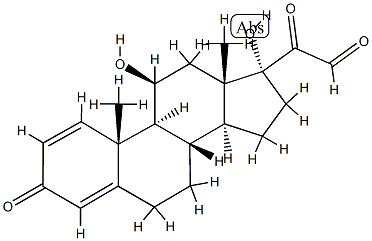 泼尼松杂质20 结构式