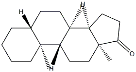 (14β)-5α-Androstan-17-one Struktur