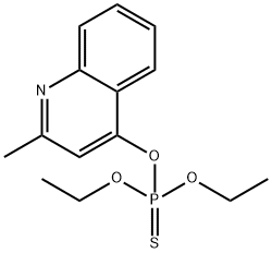 diethoxy-(2-methylquinolin-4-yl)oxy-sulfanylidene-phosphorane Struktur